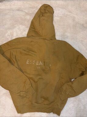 Fear of God ESSENTIALS Men's Crewneck Hoodie - Olive Drab